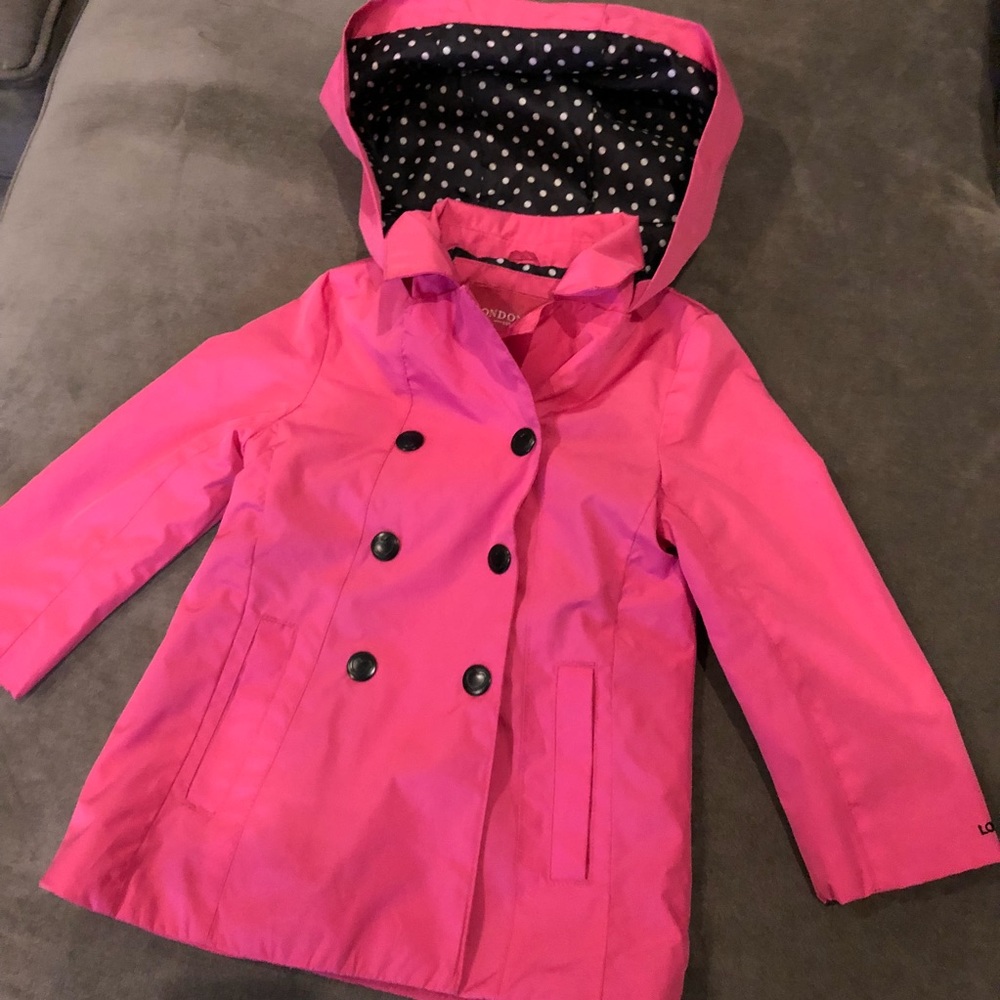 London fog 2t pink trench coat